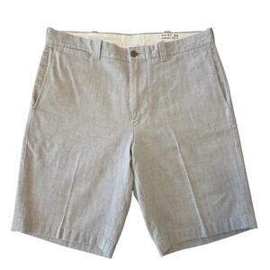 Baird McNutt Shorts Irish linen Size 34, 10.5" inseam, 5-Pocket Chino Style